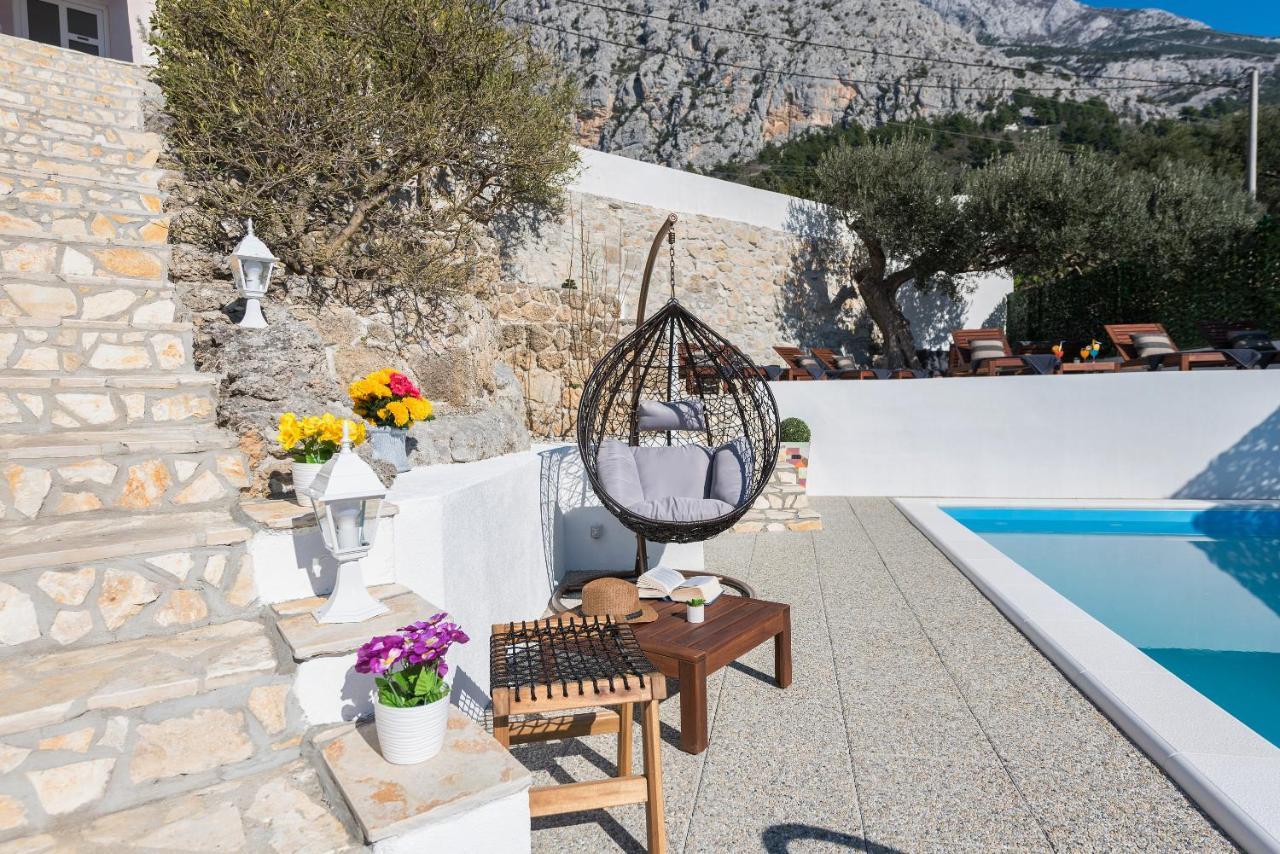 מאקרסקה Villa Petra Apartment With Private Pool מראה חיצוני תמונה