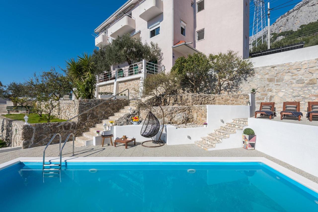 מאקרסקה Villa Petra Apartment With Private Pool מראה חיצוני תמונה